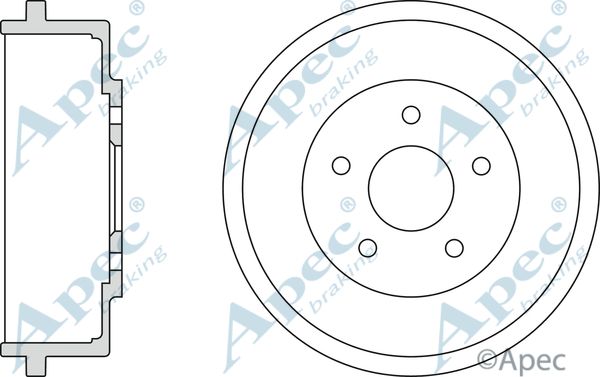 APEC BRAKING Тормозной барабан DRM9927